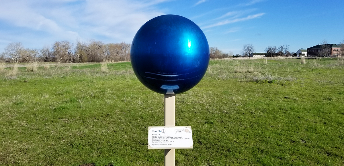 The Fort Walla Walla Recreation Trail Planet Walk was created by the 2007 Sherwood Trust Community Leadership Class with support from many other community organizations and businesses. This walk really puts things in perspective.