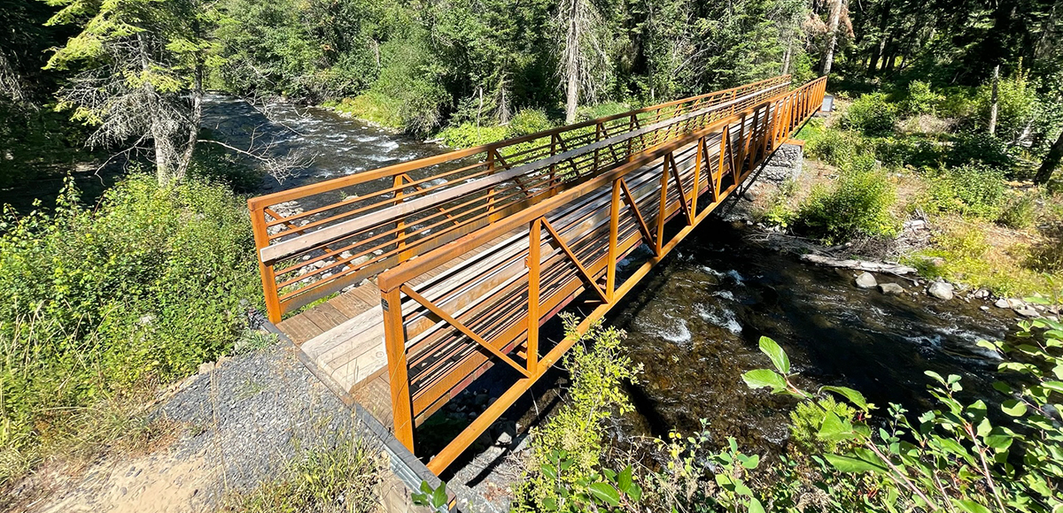 Thank you Forest Service for this beautiful bridge!